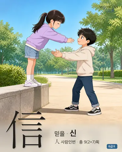信 (믿을 신) 썸네일