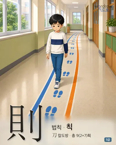 則 (법칙 칙) - 5급 썸네일