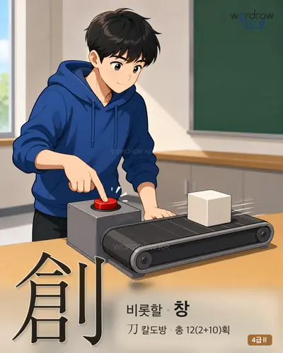 創 (비롯할 창) - 4급Ⅱ 썸네일