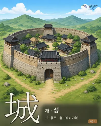 城 (재 성) - 4급Ⅱ 썸네일