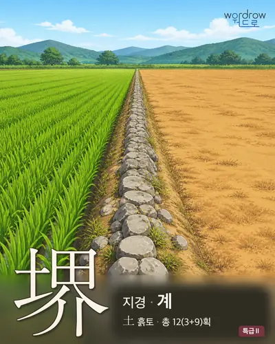 堺 (지경[界] 계) - 특급Ⅱ 썸네일
