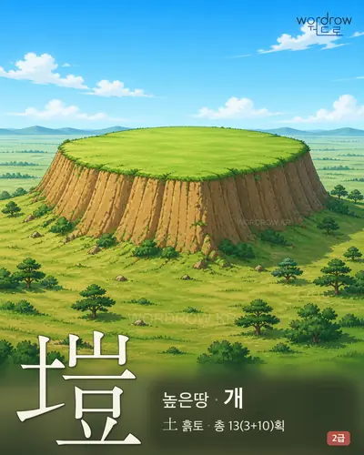 塏 (높은땅 개) - 2급 썸네일