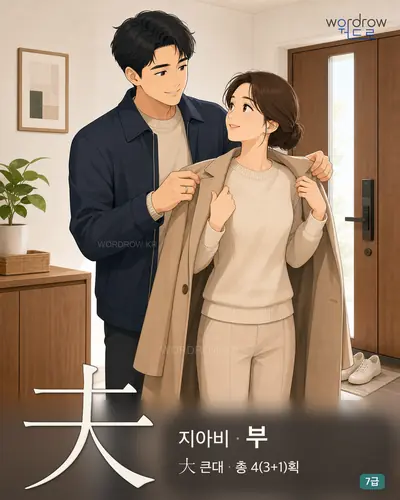 夫 지아비