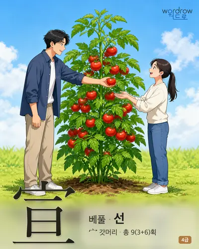 宣 (베풀 선) - 4급 썸네일