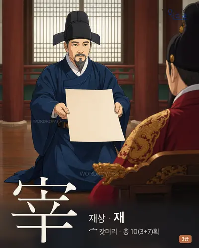 宰 (재상 재) - 3급 썸네일