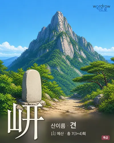 岍 (산이름 견) - 특급 썸네일