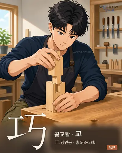 巧 (공교할 교) - 3급Ⅱ 썸네일