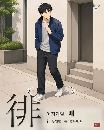 徘 (어정거릴 배) 썸네일