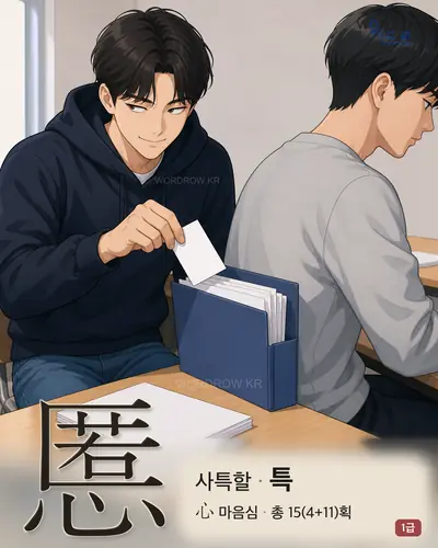 慝 연상 그림