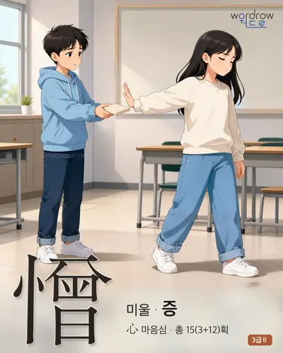 憎 (미울 증) 썸네일