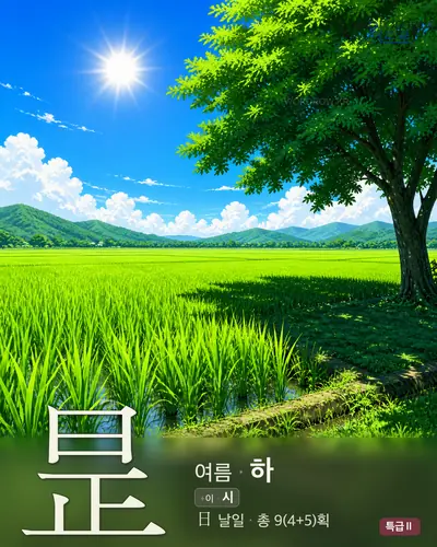 昰 연상 그림