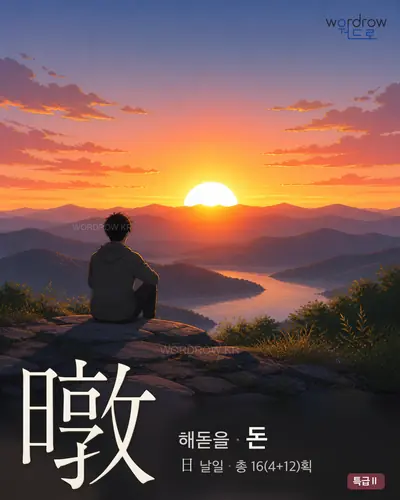 暾 (해돋을 돈) - 특급Ⅱ 썸네일