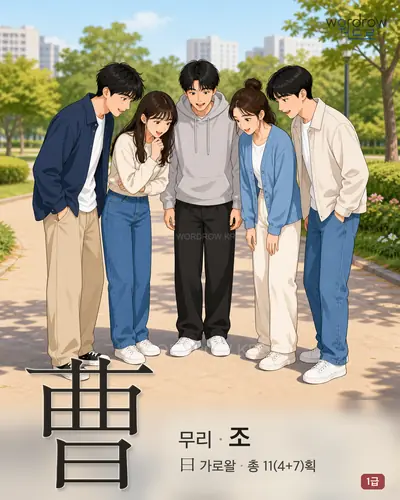 曹 (무리 조) - 1급 썸네일