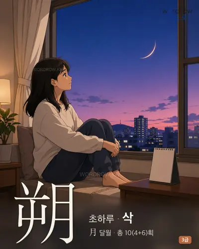 朔 (초하루 삭) - 3급 썸네일