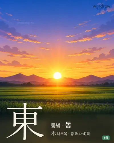 東 동녘