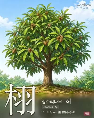 栩 (상수리나무 허) - 특급 썸네일