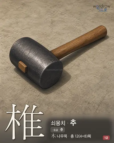 椎 (쇠몽치 추) - 1급 썸네일