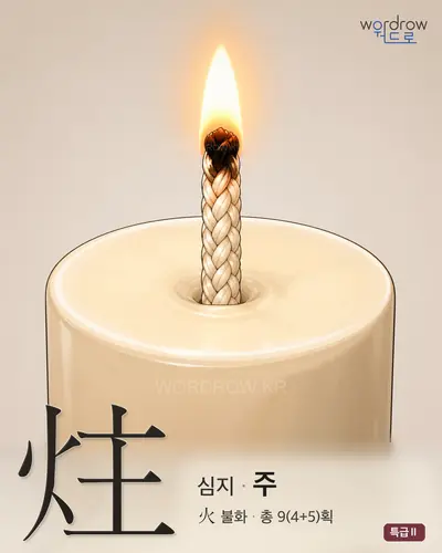 炷 연상 그림