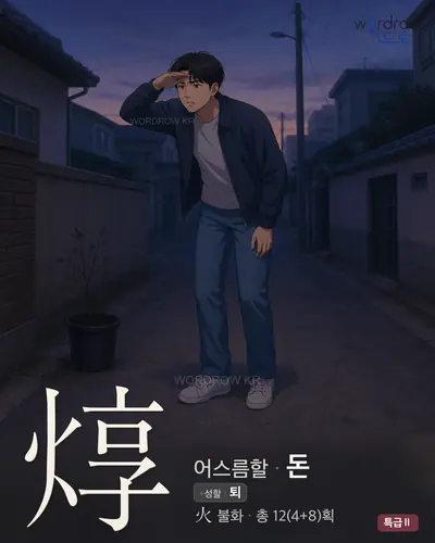 焞 (어스름할 돈) - 특급Ⅱ 썸네일