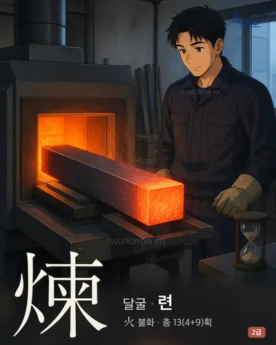 煉 (달굴 련) - 2급 썸네일