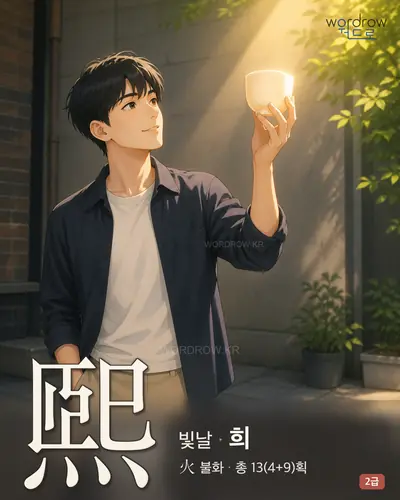 煕 (빛날 희) - 2급 썸네일