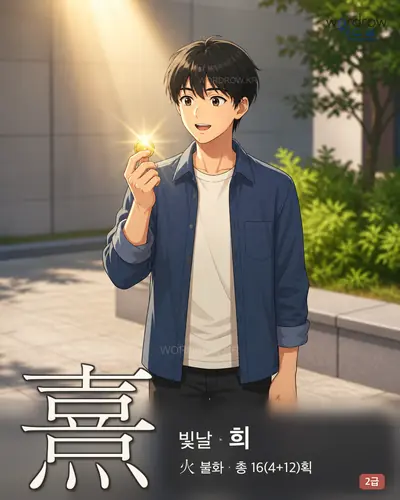 熹 (빛날 희) - 2급 썸네일