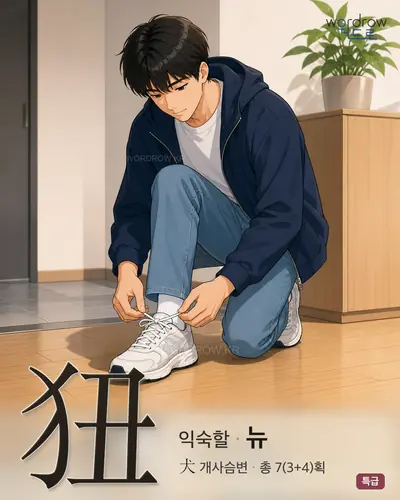 狃 (익숙할 뉴) - 특급 썸네일