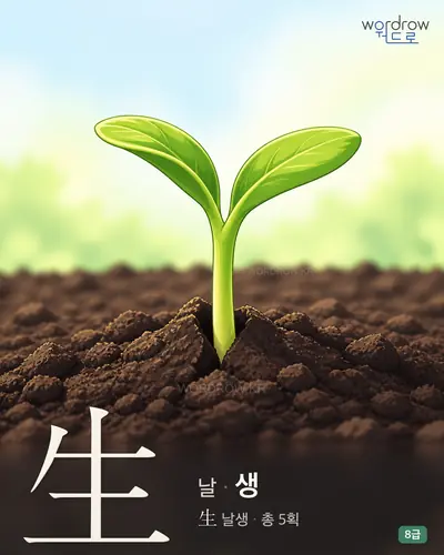 生 날