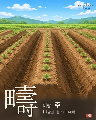 疇 (이랑 주) - 2급 썸네일
