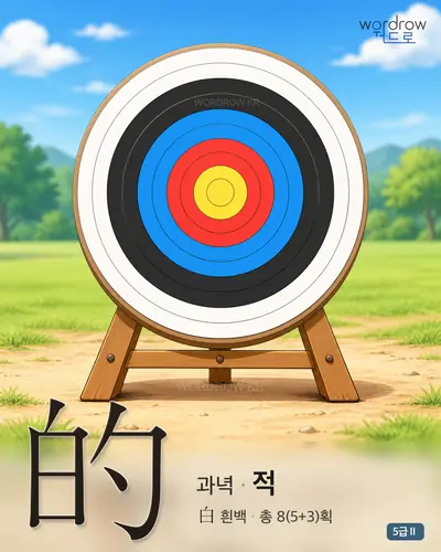 的 (과녁 적) - 5급Ⅱ 썸네일