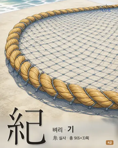 紀 (벼리 기) - 4급 썸네일