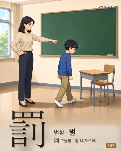 罰 벌할