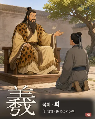 羲 (복희(伏羲) 희) 썸네일