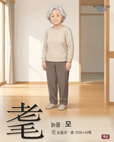 耄 (늙을 모) - 특급 썸네일