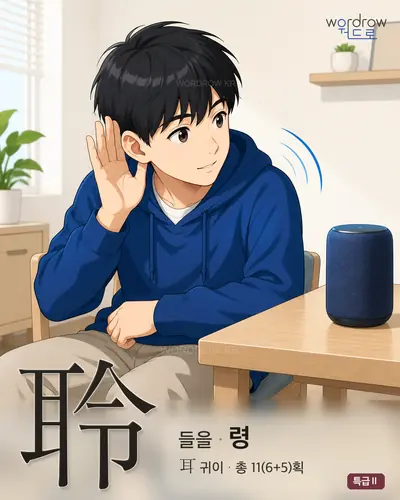 聆 (들을 령) 썸네일