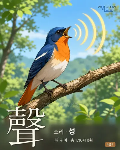 聲 (소리 성) - 4급Ⅱ 썸네일