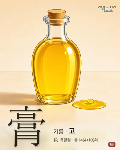 膏 (기름 고) - 1급 썸네일