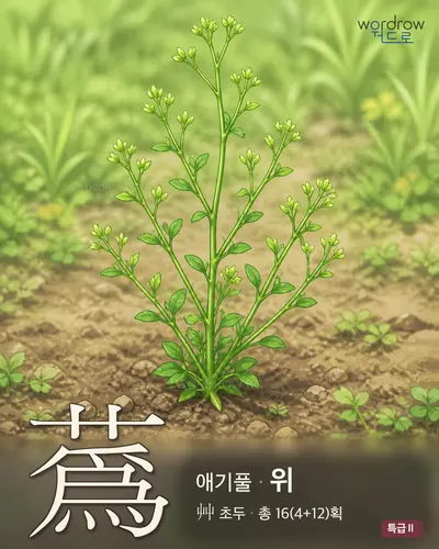 蔿 (애기풀 위) - 특급Ⅱ 썸네일