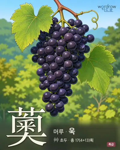 薁 연상 그림