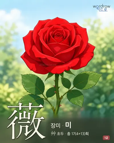薇 (장미 미) - 1급 썸네일