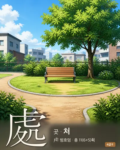 處 (곳 처) 썸네일