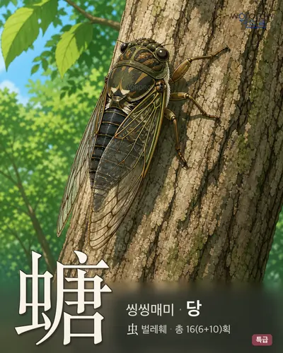 螗 (씽씽매미 당) - 특급 썸네일