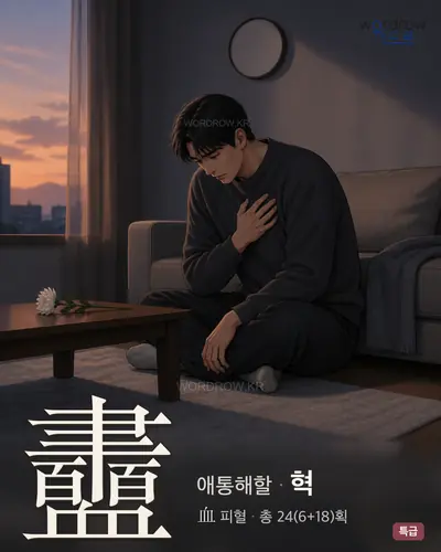 衋 (애통해할 혁) - 특급 썸네일