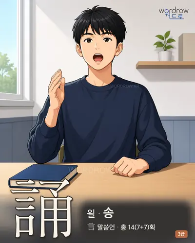 誦 (욀 송) 썸네일