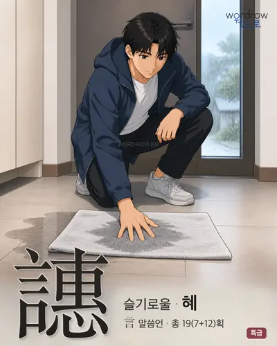譓 연상 그림