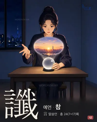 讖 (예언 참) - 1급 썸네일