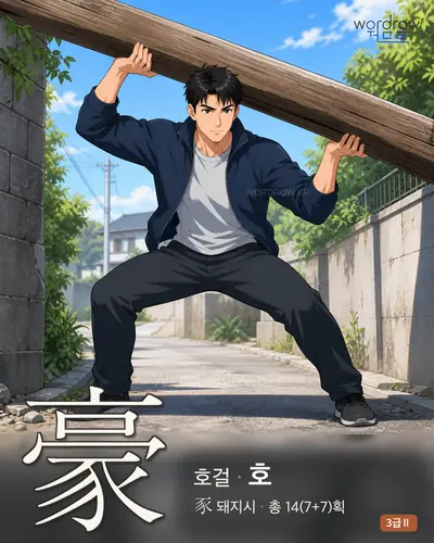 豪 (호걸 호) 썸네일