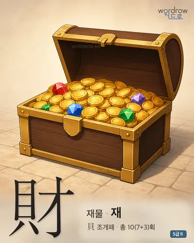 財 재물