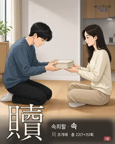 贖 (속죄할 속) - 1급 썸네일