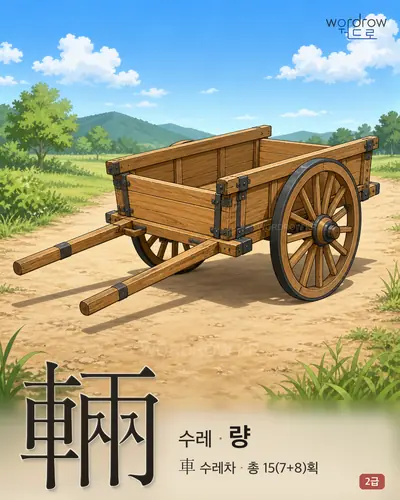 輛 (수레 량) - 2급 썸네일